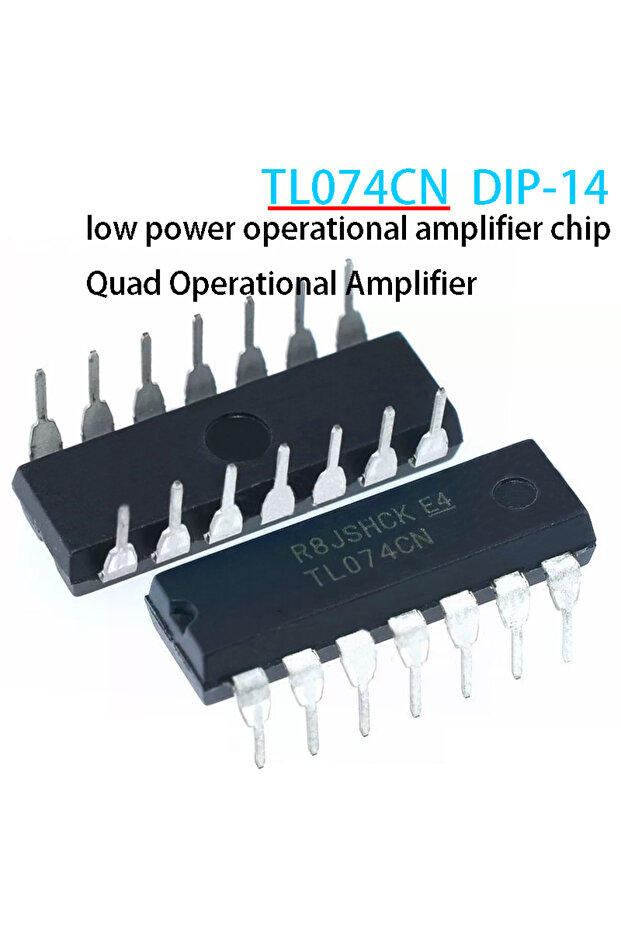 10PCS TL074CN DIP-14 074CN low power operational amplifier chip four channel in-line TL074 DIP14