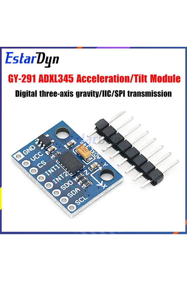 GY-291 ADXL345 وحدة استشعار الميل ثلاثية المحاور IIC/SPI - دقة عالية لـ Raspberry Pi