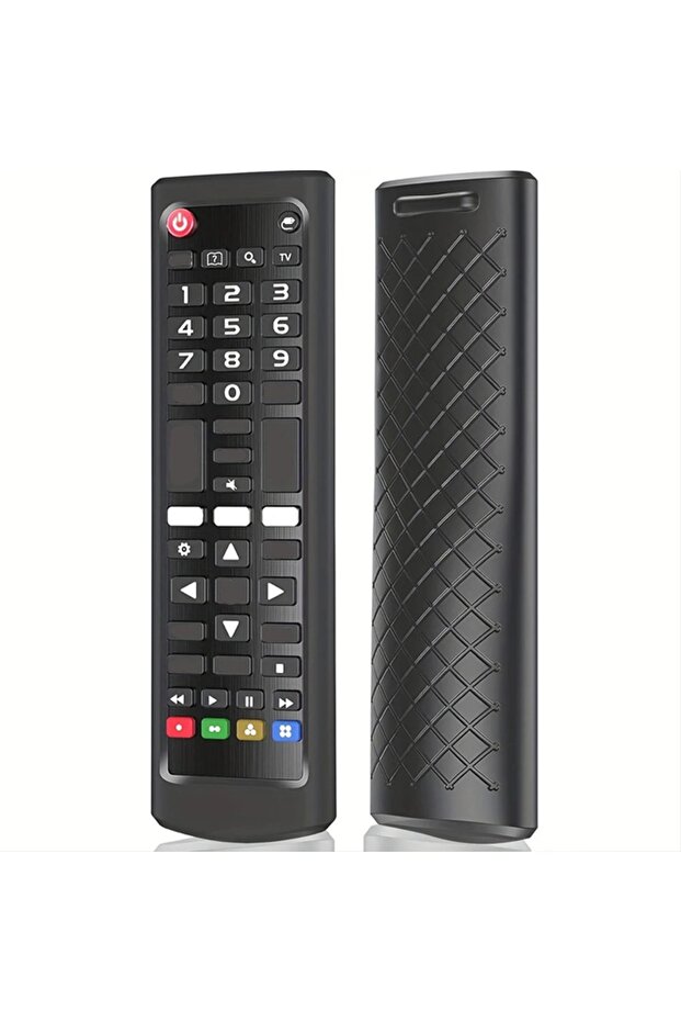 Black MRSVI Silicone Case for Smart TV Remote AKB75095307 AKB75375604 AKB75675304 Shockproof Protec