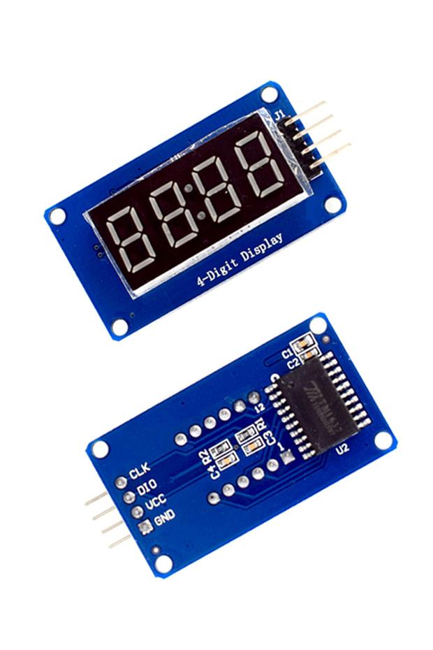وحدة عرض LED TM1637 لـ Arduino 7 قطاعات 4 بت 0.36 بوصة أنبوب رقمي أحمر LED ساطع... - 7