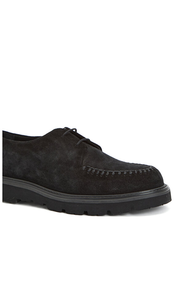 Siyah Erkek Deri Ayakkabı - 6