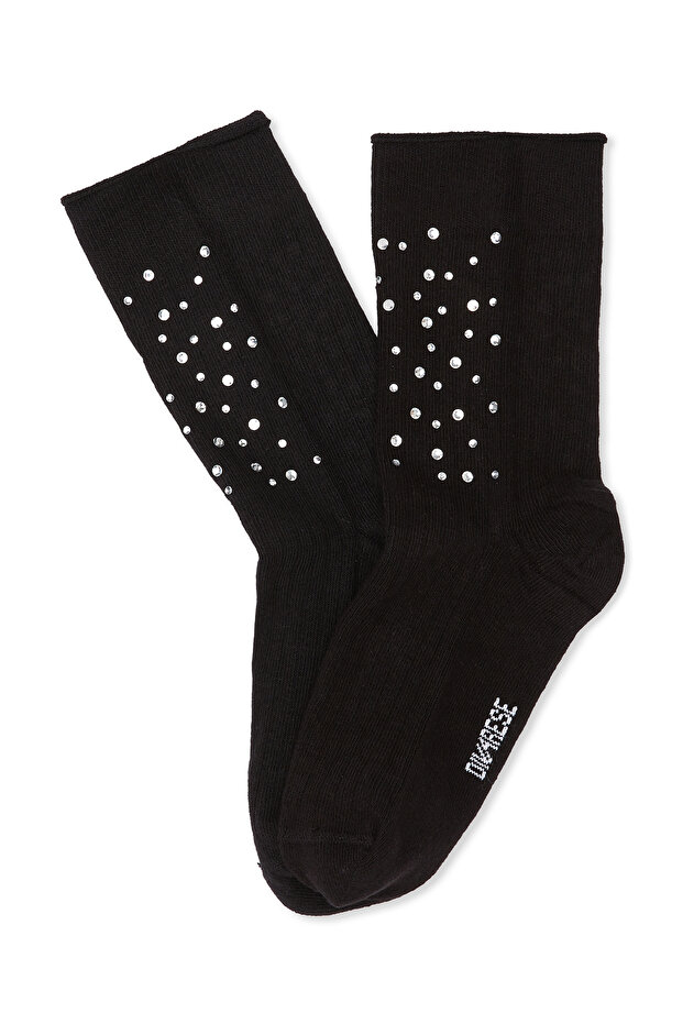 Siyah Kadın Çorap - 1