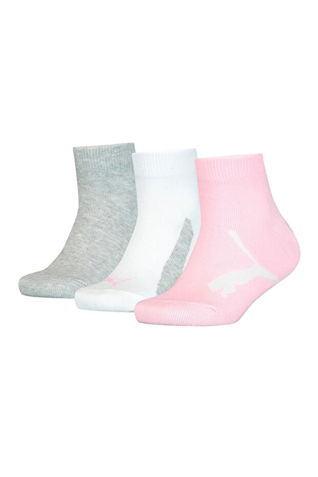 عبوة من 3 جوارب ربع طول - متعددة الألوان - 1