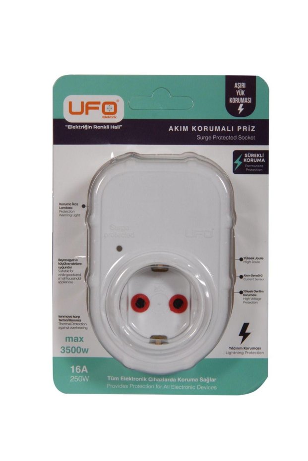 Current Protected Socket White Color (Single) Thermal 3000 Watt Shock Protected Grounded 1St Class Quality