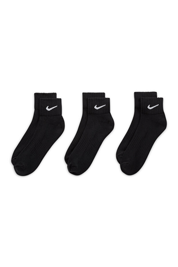 3 Pack Cush Super Soft Socks - Black - 2