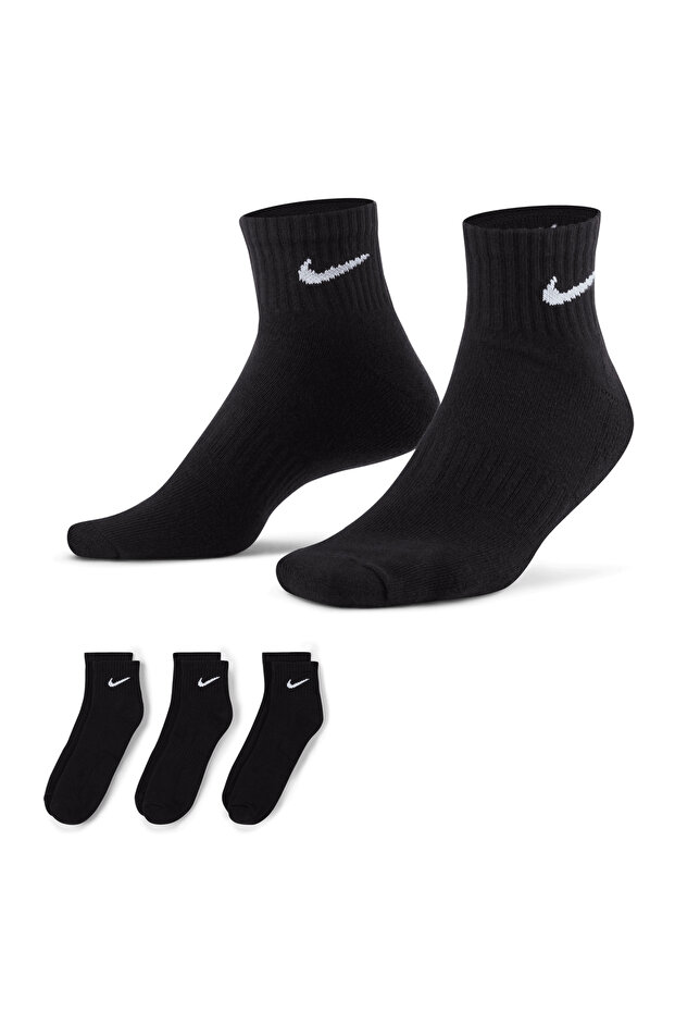 3 Pack Everyday Socks - Black - 2