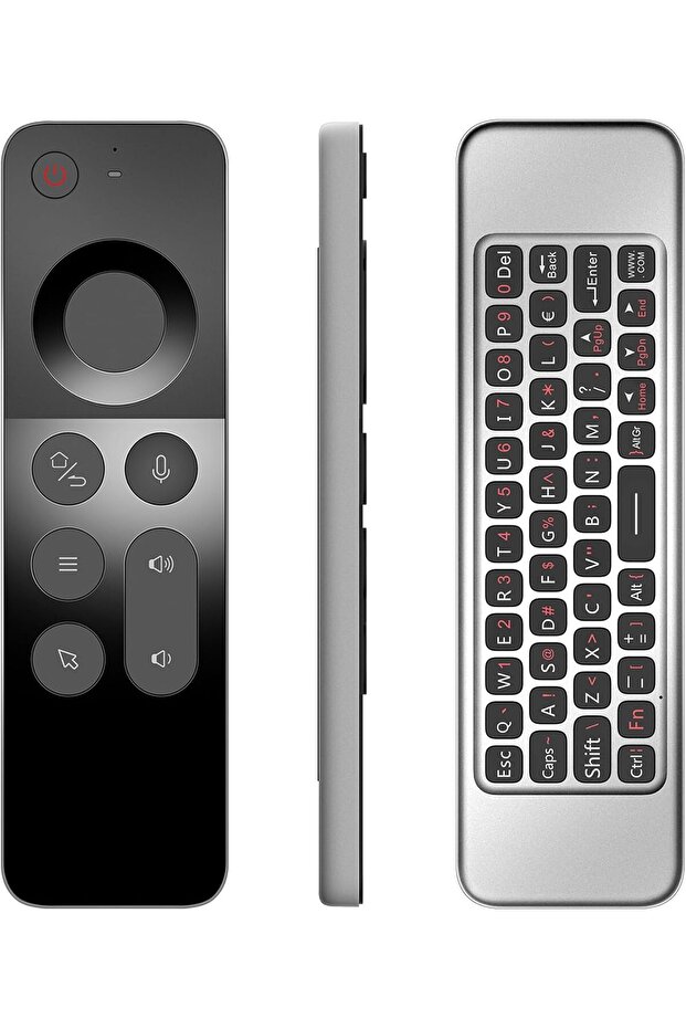 W3 4-in-1 Air Mouse Remote – Wireless Keyboard, Mouse & Infrared Control for Smart TVs - 1
