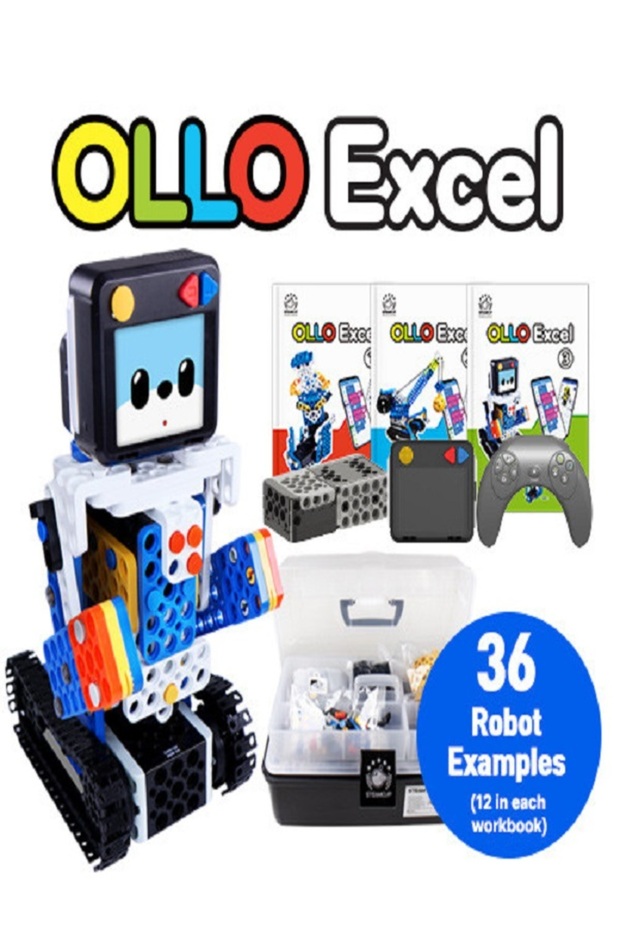 OLLO Excel İleri Robot Seti: 36 Ders İle Yapay Zeka AI Robotik Kodlama - 1