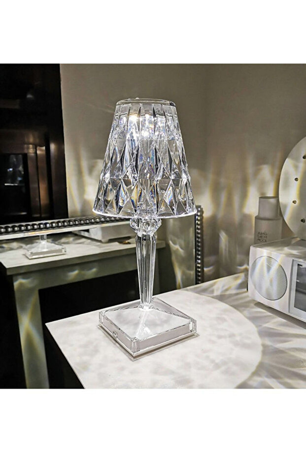 Crystal Table Lamp Clear