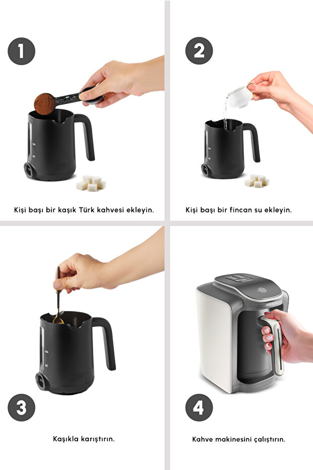 Hatır Neo török kávéfőző 5 csésze kapacitású Starlight - 6