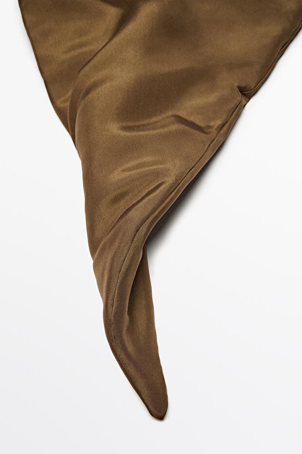 Kapitone %100 ipek bandana - 4