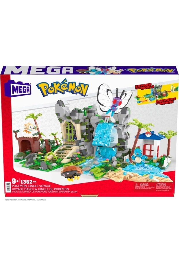 Set de construcții, Pokemon, Mega, 1362 piese, multicolor - 2