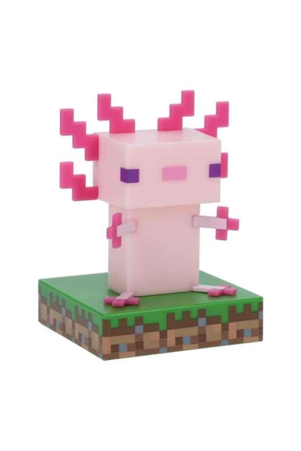 Minecraft 3D Lamp, Axolotl
