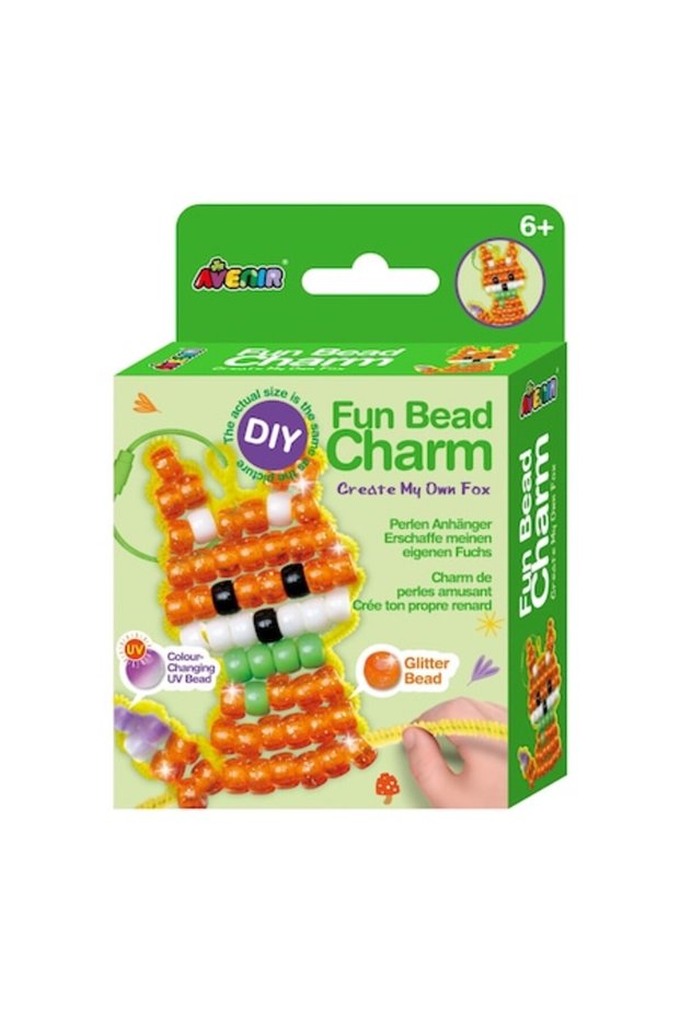 Creative Bead Charm Set - Fox Pendant, +6 years