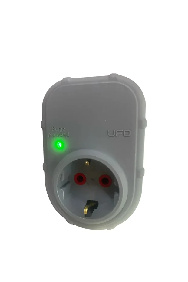 Current Protected Socket (Gray Color) Thermal Protection 3000 Watt Shock Protected Grounded 1St Class Quality - 4