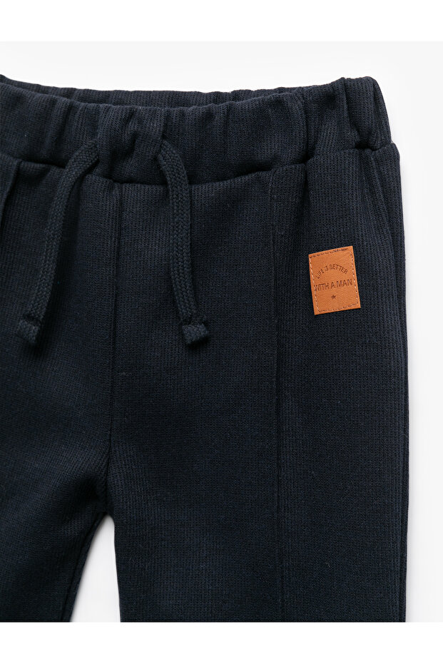 Beli lastikli Cepli Basic Jogger Eşofman Altı - 3