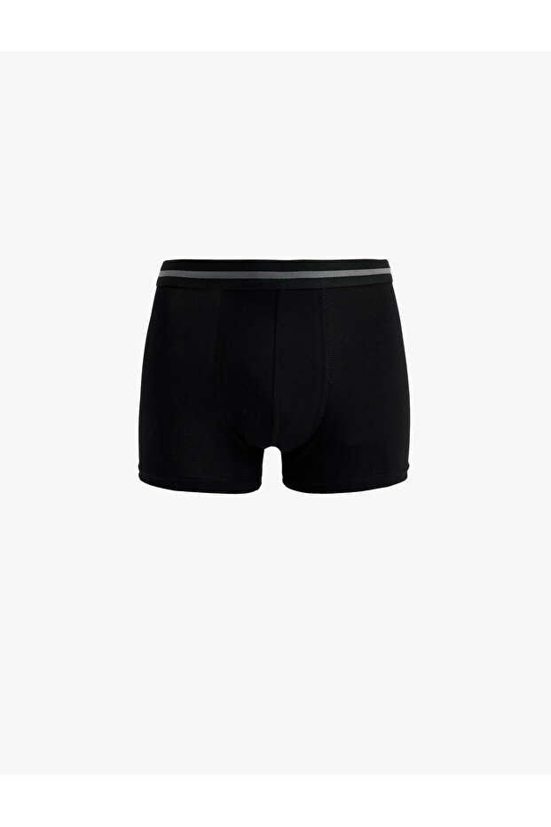 Pamuklu Regular Fit 3'lü Boxer Seti - 6