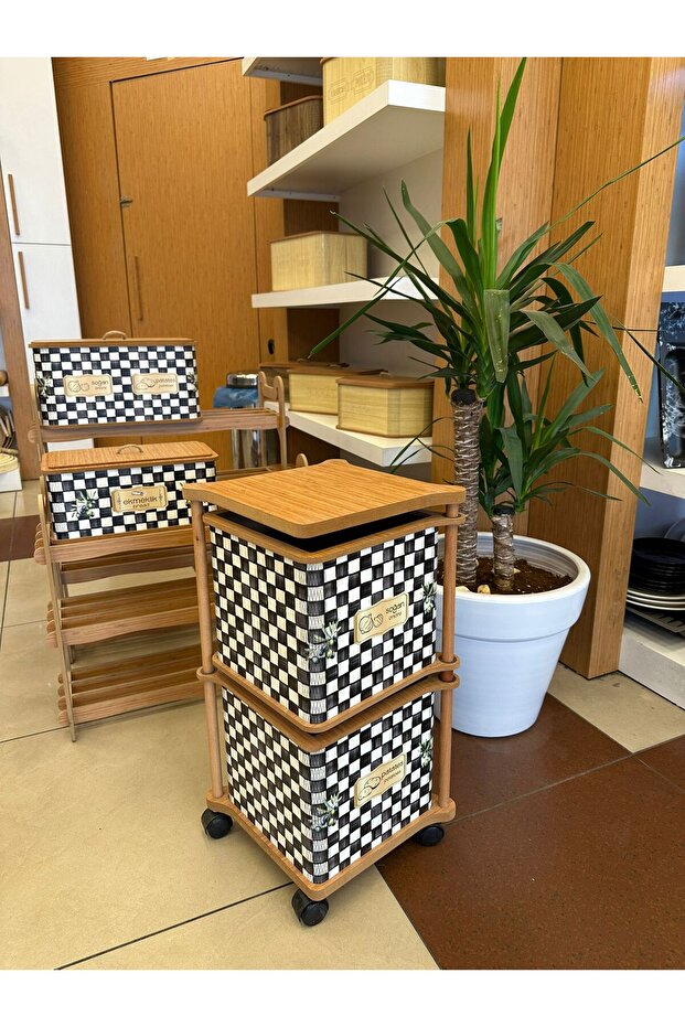 Ahşap Patates Soğanlık - 4