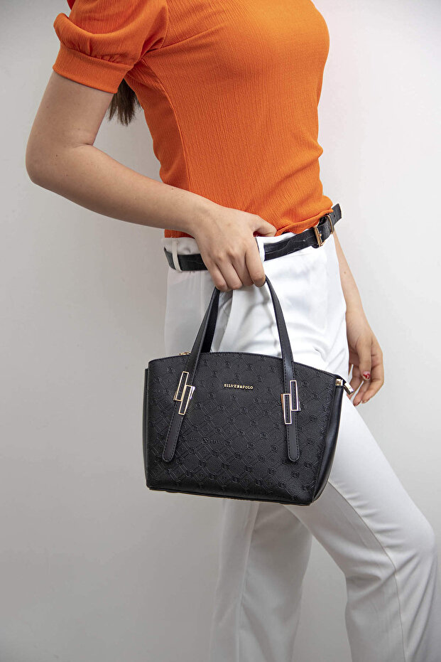 Black - Black Nv1021 Women's Handbag