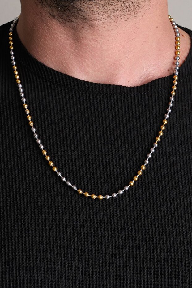 Bead Çelik Kolye - 3