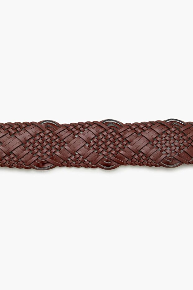 Örgü Suni Deri Kemer - 3