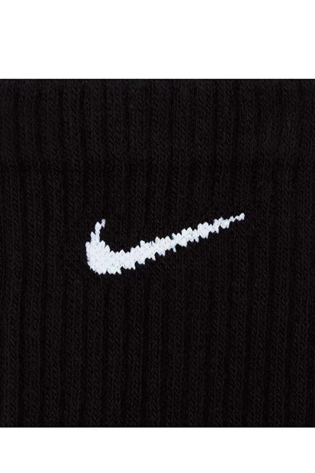 3 Pack Everyday Cush Socks - Black - 5