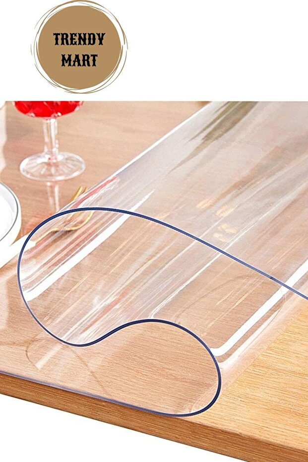 واقي مفرش طاولة شفاف سميك لجميع المقاسات 1.4 ملم - 1