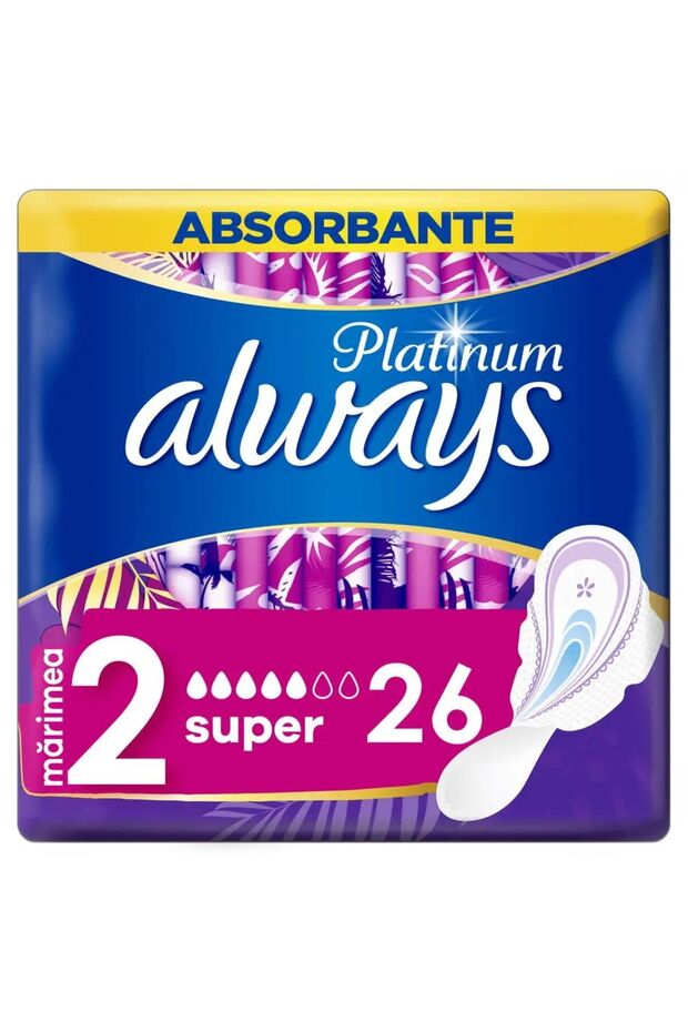 Absorbante Platinum Super Marimea 2, 26 buc - 1