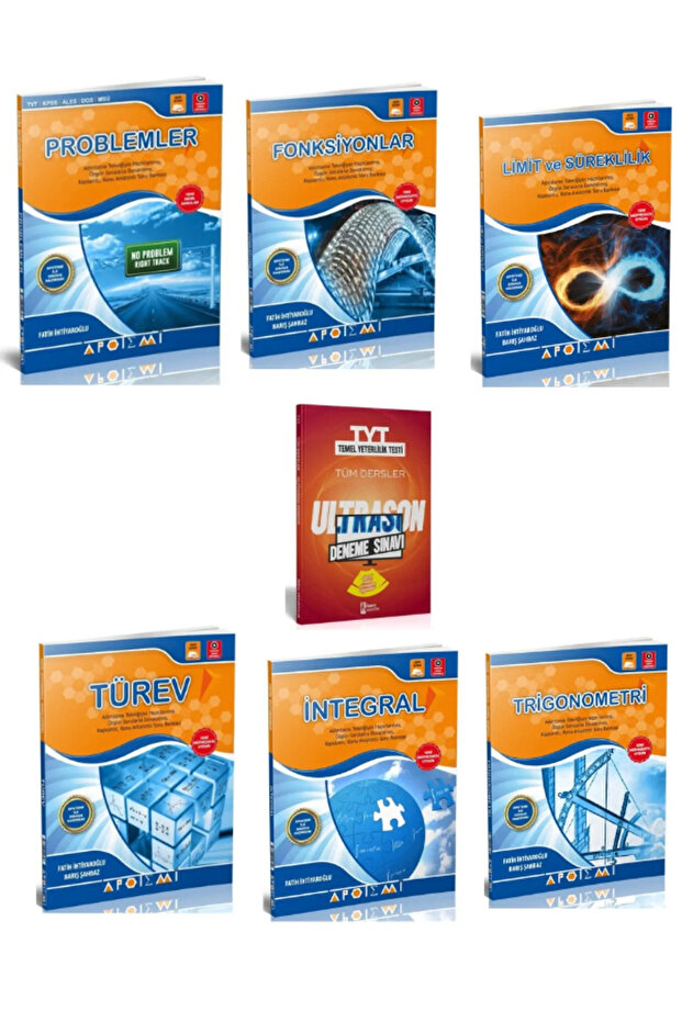 Apotemi Problem Limit Fonksiyon Türev Integral Ve Trigonometri Fasikül Set + Tyt Deneme 2026 - 3