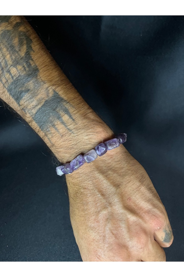 Rectangular Agate Stone Natural Stone Bracelet - 2