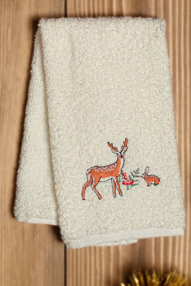 Novoročná súprava 4 kuchynských utierok v krabici |   Súprava uterákov na ruky |   Uterák na sušenie 30x50 cm - 6