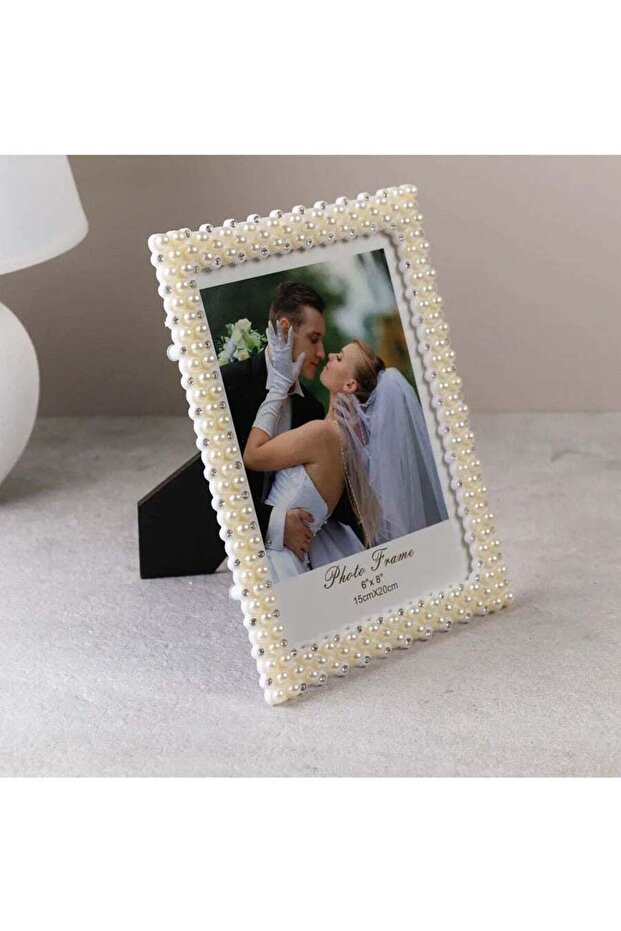 إطار صورة أبيض، مقاس 22×16