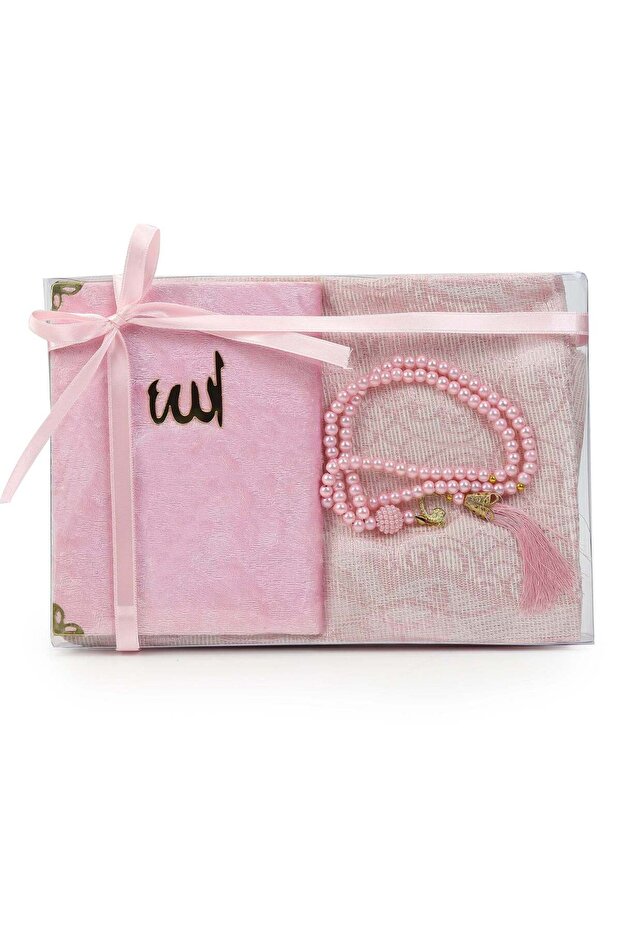 Pembe 3 Parça Seccade Hediye Seti - 1