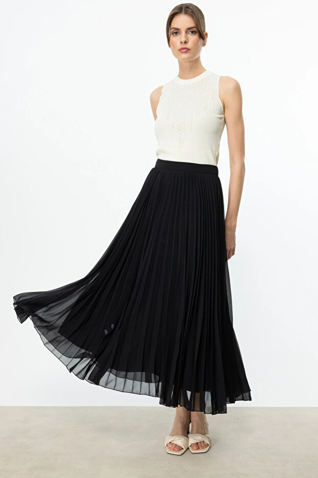 Piliseli Maxi Boy Tül Etek - 1