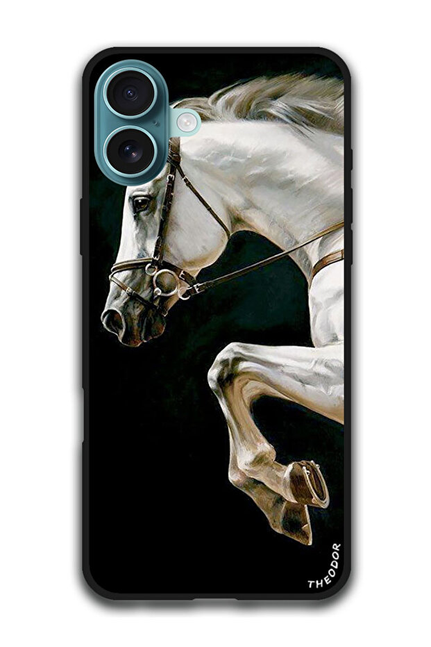 Protective Case Anti Scratch Shock Proof Bumper Cover For iPhone 16 Plus (6.7)-inch Horse Running