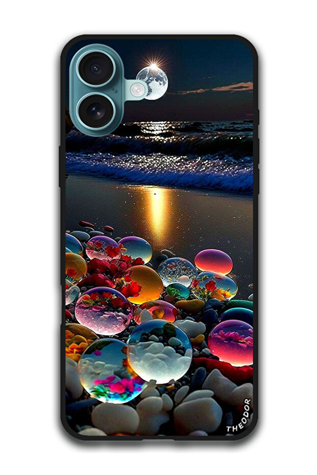 Protective Case Anti Scratch Shock Proof Bumper Cover For iPhone 16 Plus (6.7)-inch Stone Beach
