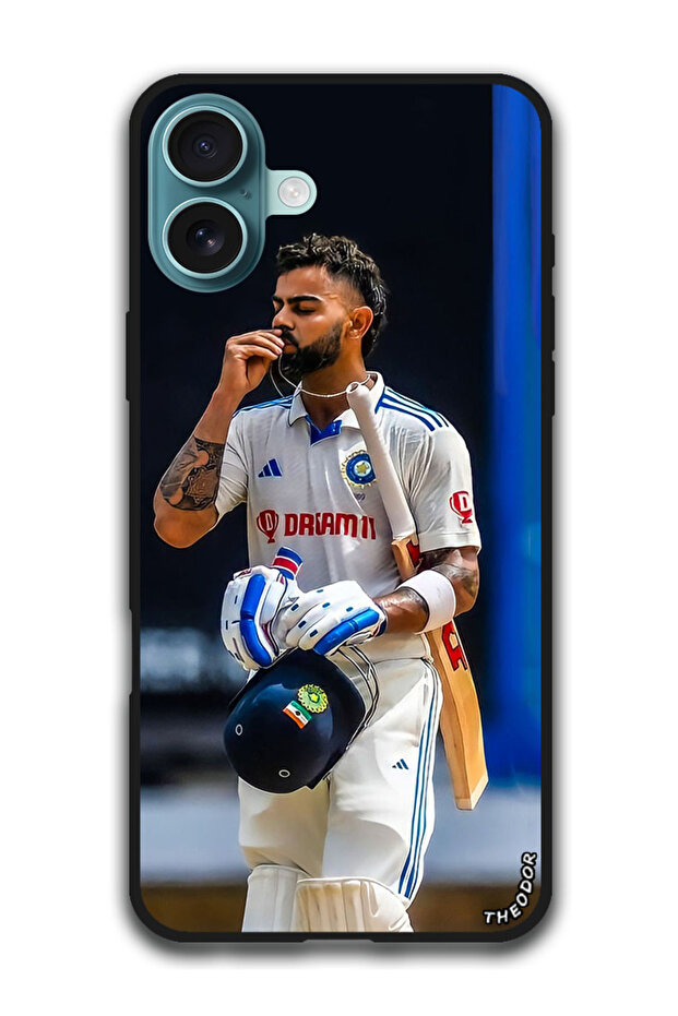 Protective Case Anti Scratch Shock Proof Bumper Cover For iPhone 16 Plus (6.7)-inch Virat Kholi 2