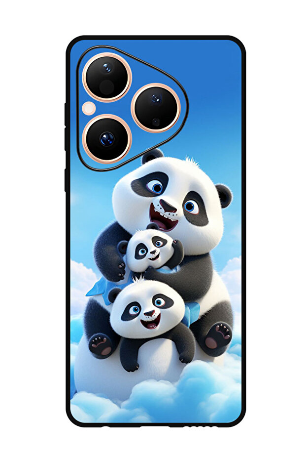 Case Compatible with Huawei Pura 80 6.6 Inch Protection Shockproof Bumper Cover Panda 2