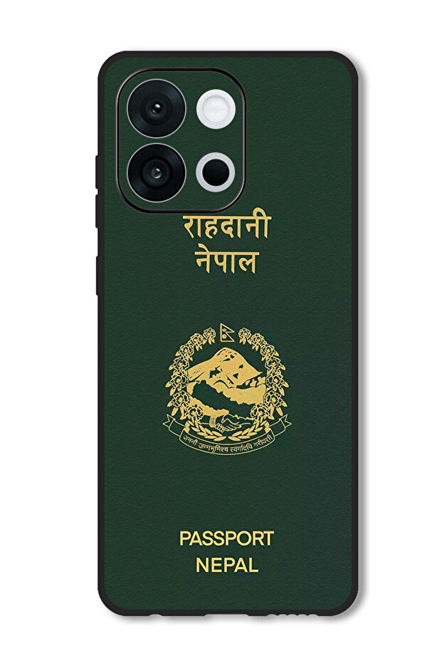 Case Compatible with OnePlus 13s 6.32 Inch Protection Shockproof Bumper Cover Nepal Passport