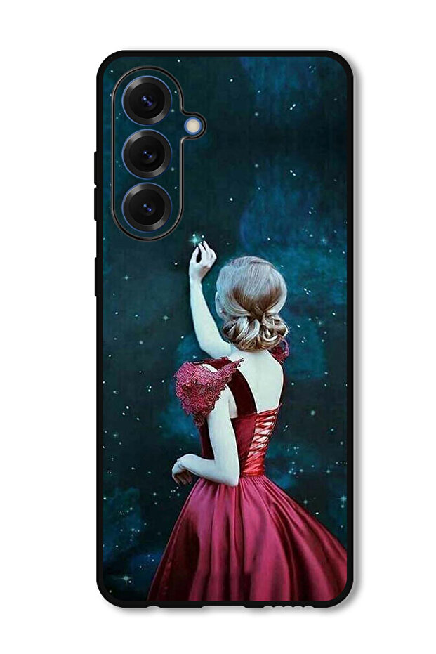 Protective Case Anti Scratch Shock Proof Bumper Cover For Samsung Galaxy A16 Girl Touching Star