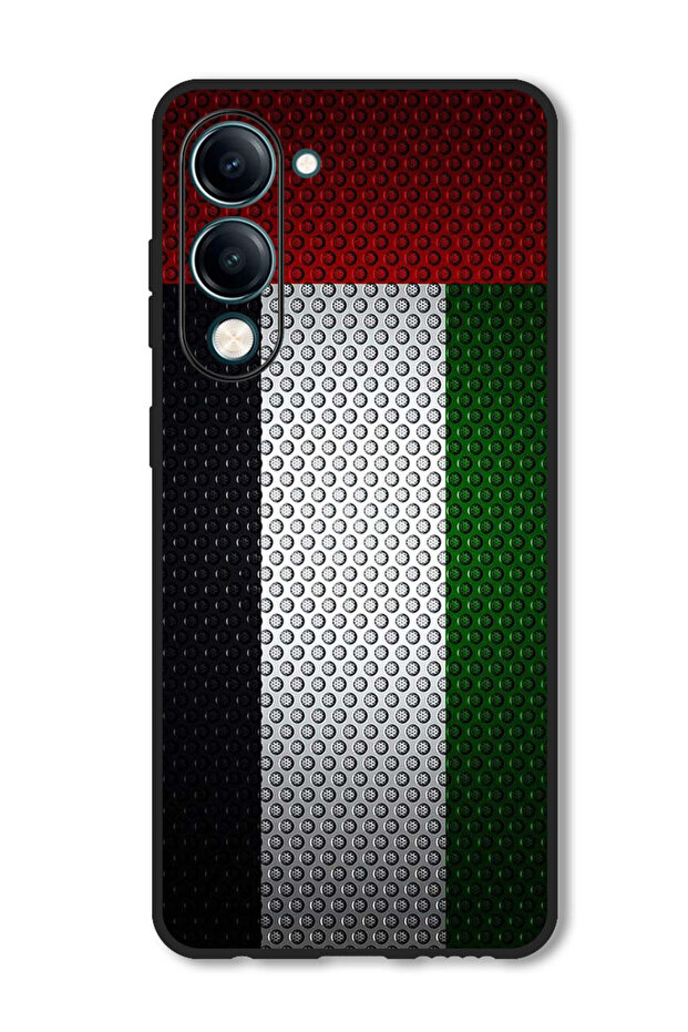 Case Compatible with Vivo Y29s Protection Shockproof Bumper Cover UAE Flag