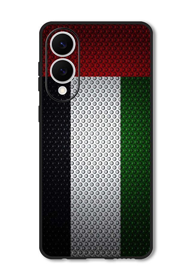 Case Compatible with Samsung Galaxy S25 Edge 6.7 Inch Protection Shockproof Bumper Cover UAE Flag