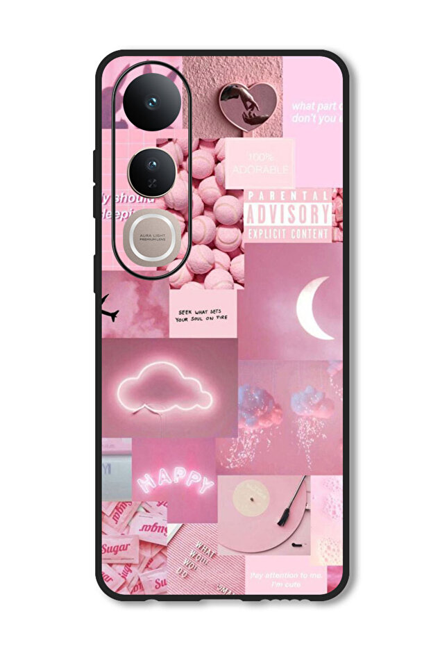 Case Compatible with Vivo V50 Lite Protection Shockproof Bumper Cover Random Asthetic