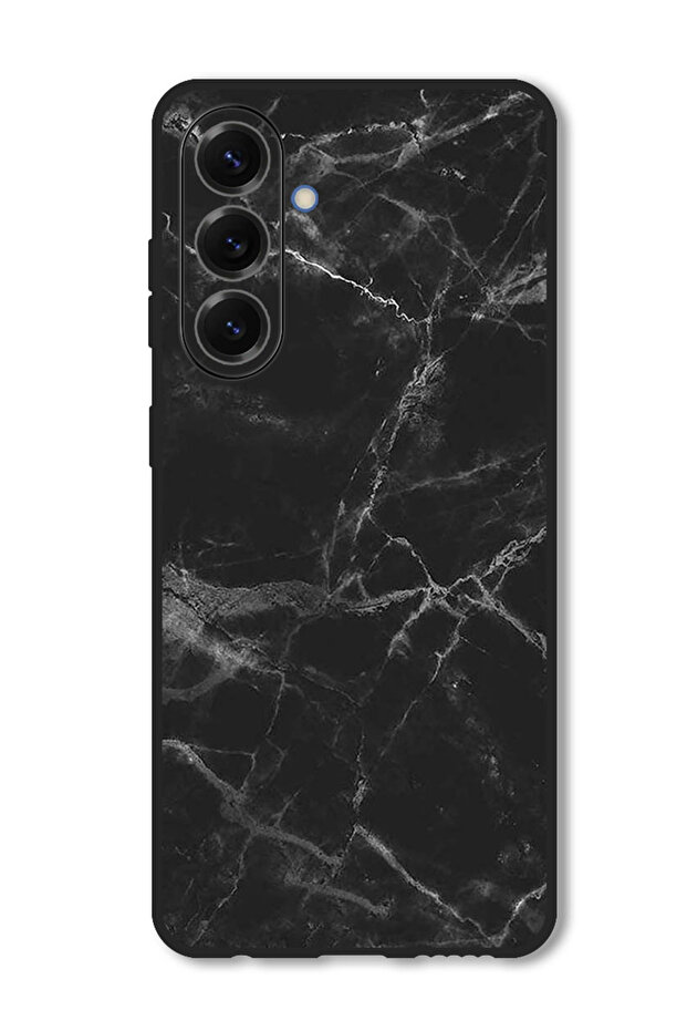 Case Compatible with Vivo V50 Protection Shockproof Bumper Cover Black Marble