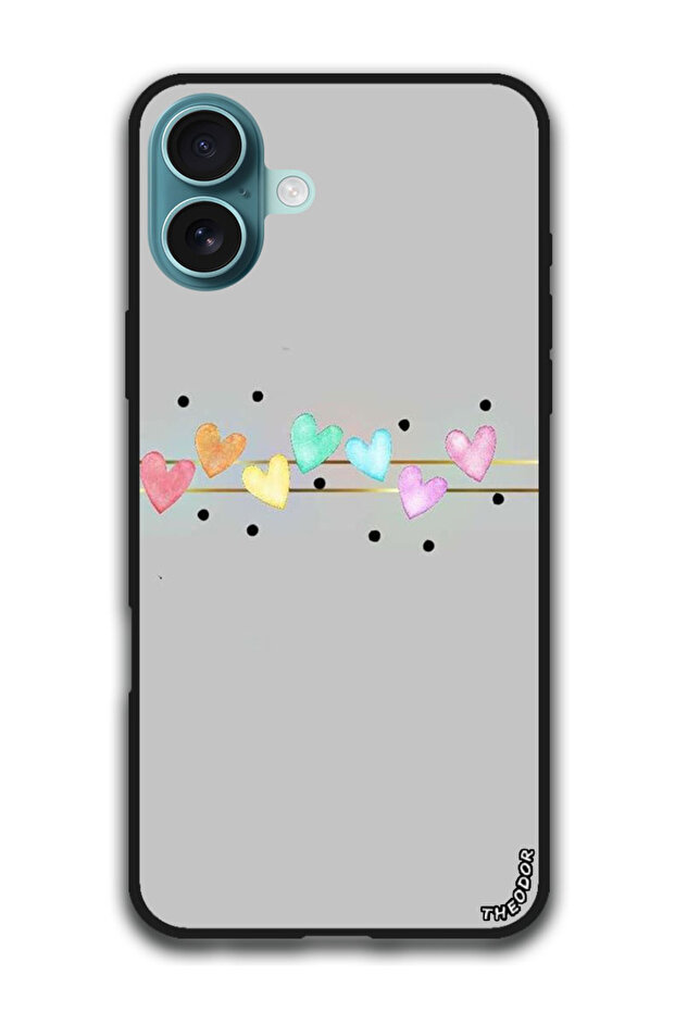 Protective Case Anti Scratch Shock Proof Bumper Cover For iPhone 16 Plus (6.7)-inch Hearts