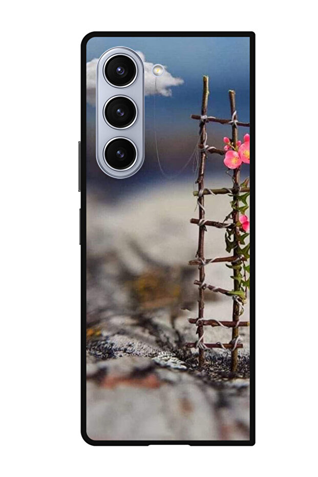 Protective Case Anti Scratch Shock Proof Bumper Cover For Samsung Galaxy Z Fold 5 Cloud with Stair