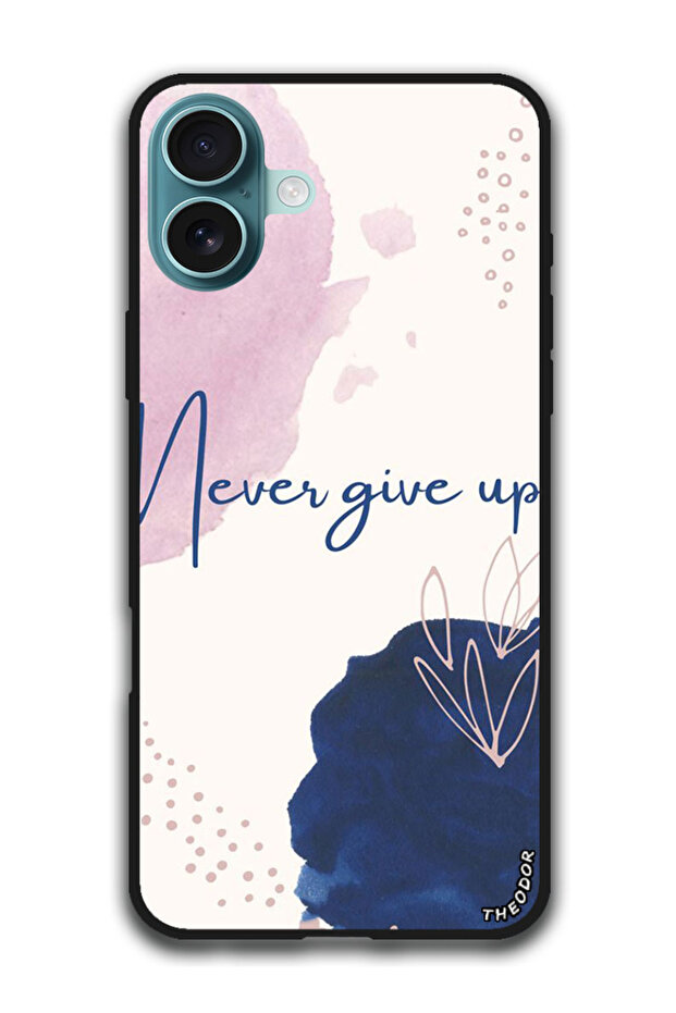 Protective Case Anti Scratch Shock Proof Bumper Cover For iPhone 16 Plus (6.7)-inch Never Give up