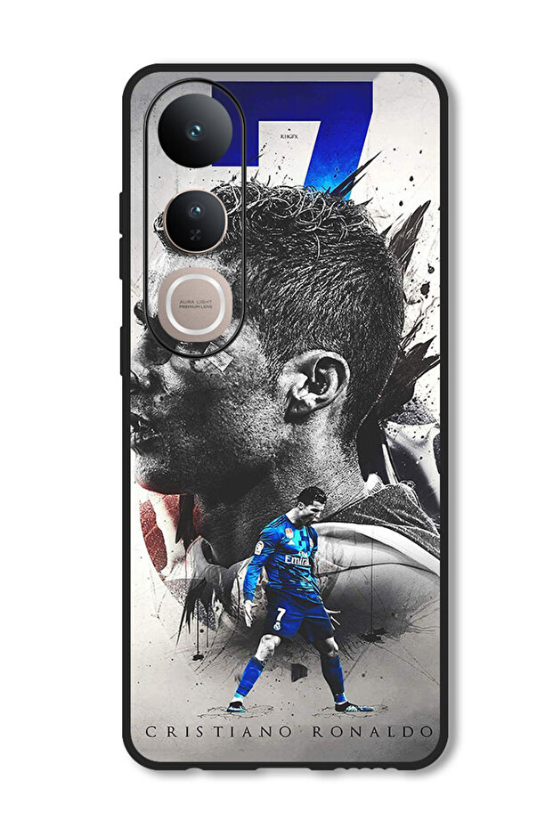 Case Compatible with Vivo V50 Lite Protection Shockproof Bumper Cover Cristiano Ronaldo (5)