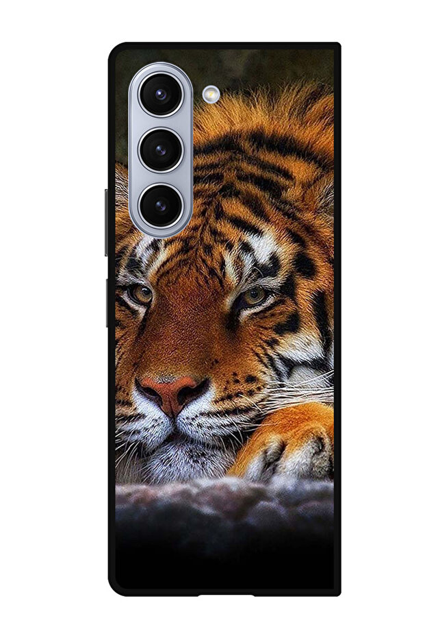 Protective Case Anti Scratch Shock Proof Bumper Cover For Samsung Galaxy Z Fold 5 Tiger