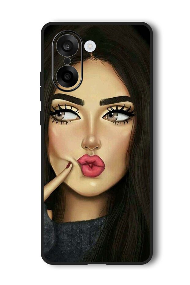 Case Compatible with OnePlus Nord CE 5 6.77 Inch Protection Shockproof Bumper Cover Cute Girl